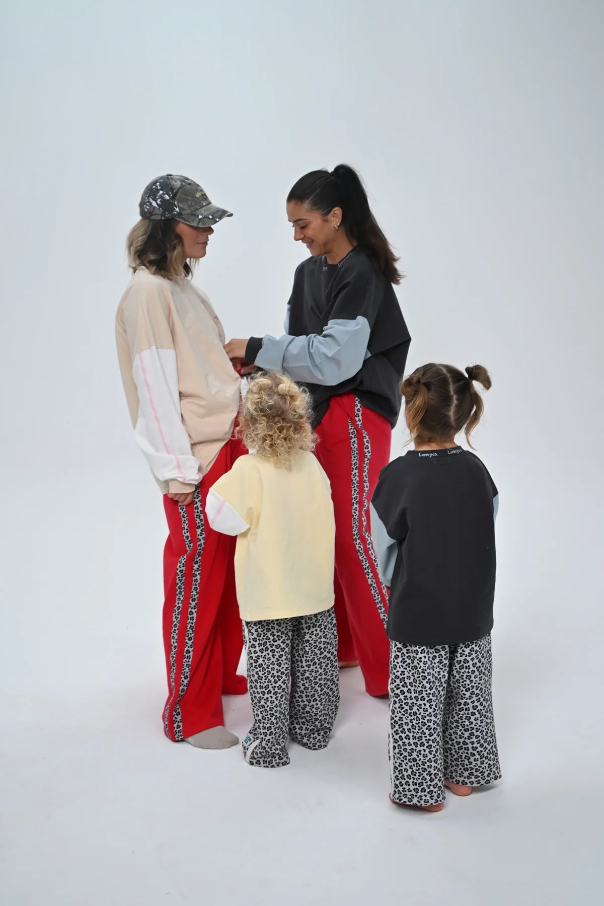 Red Leopard Racer Tracksuit Pant
